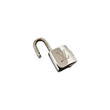 Louis Vuitton 18K White Gold Padlock & Square Link Bracelet