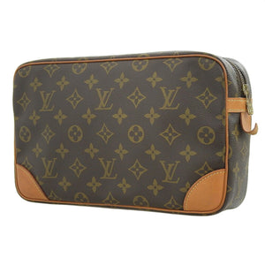 Louis Vuitton Compiegne 28  Canvas Clutch Bag