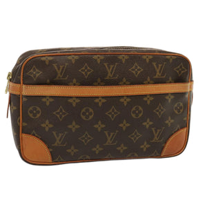 Louis Vuitton Compiegne 28  Canvas Clutch Bag