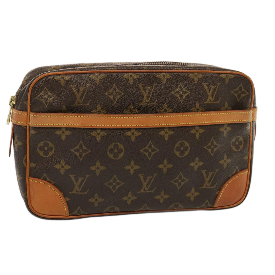 Louis Vuitton Compiegne 28  Canvas Clutch Bag