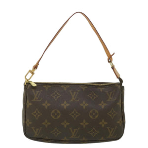 Louis Vuitton Pochette Accessoire  Canvas Clutch Bag