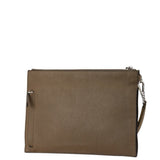 Fendi  Leather Clutch Bag (Pre-Owned)