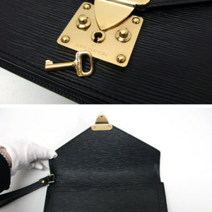 Louis Vuitton Sellier  Leather Clutch Bag