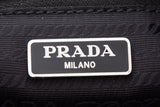 Prada Black & Silver Grommet Studded Pouch