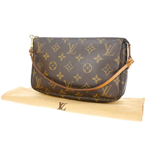 Louis Vuitton Pochette Accessoires  Canvas Clutch Bag