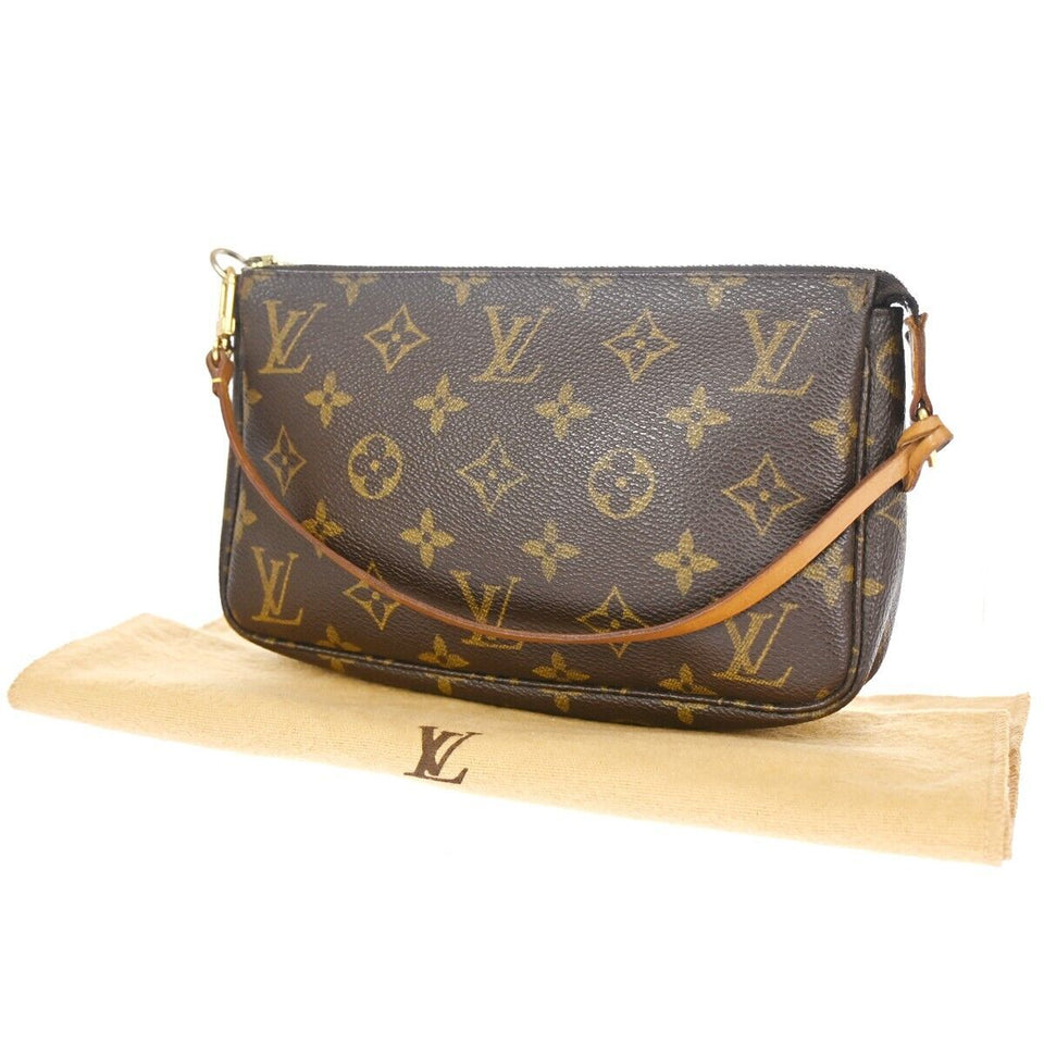 Louis Vuitton Pochette Accessoires  Canvas Clutch Bag