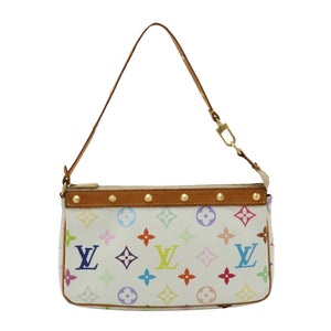 Louis Vuitton Pochette Accessoire  Canvas Clutch Bag