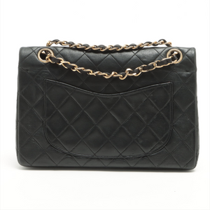 Chanel Black Leather Double flap shoulder bag