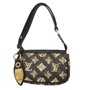 Louis Vuitton Pochette Accessoire  Canvas Clutch Bag