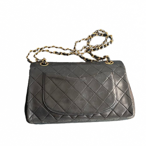 Chanel Black Leather Timeless shoulder bag