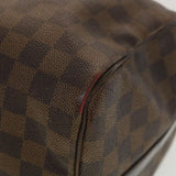 LOUIS VUITTON Damier Ebene Speedy Bandouliere 35 Hand Bag N41366 LV Auth 40583