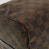 LOUIS VUITTON Damier Ebene Speedy Bandouliere 35 Hand Bag N41366 LV Auth 40583