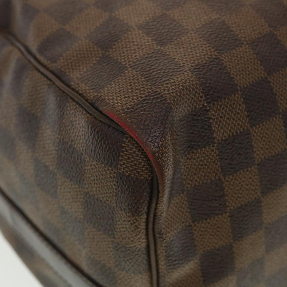 LOUIS VUITTON Damier Ebene Speedy Bandouliere 35 Hand Bag N41366 LV Auth 40583