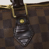 LOUIS VUITTON Damier Ebene Speedy Bandouliere 35 Hand Bag N41366 LV Auth 40583