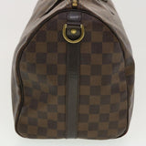 LOUIS VUITTON Damier Ebene Speedy Bandouliere 35 Hand Bag N41366 LV Auth 40583