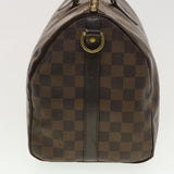 LOUIS VUITTON Damier Ebene Speedy Bandouliere 35 Hand Bag N41366 LV Auth 40583