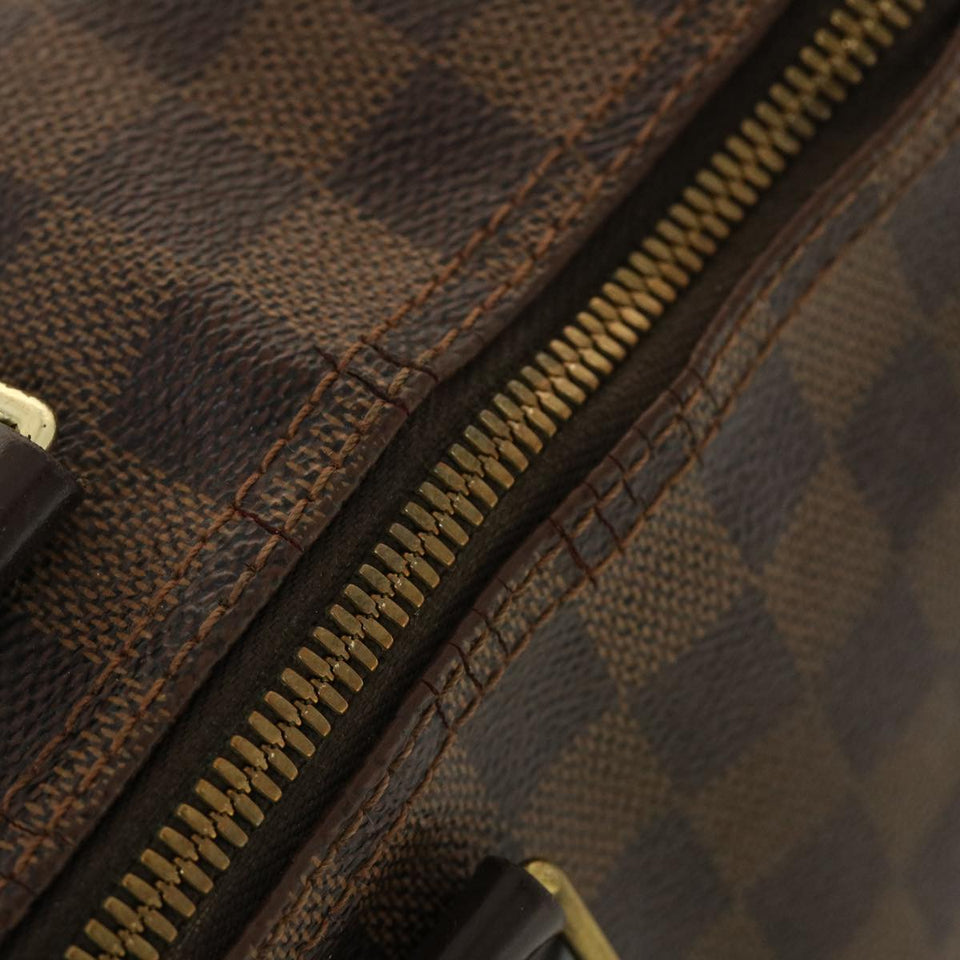 LOUIS VUITTON Damier Ebene Speedy Bandouliere 35 Hand Bag N41366 LV Auth 40583