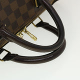 LOUIS VUITTON Damier Ebene Speedy Bandouliere 35 Hand Bag N41366 LV Auth 40583