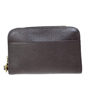 Louis Vuitton Baikal  Leather Clutch Bag