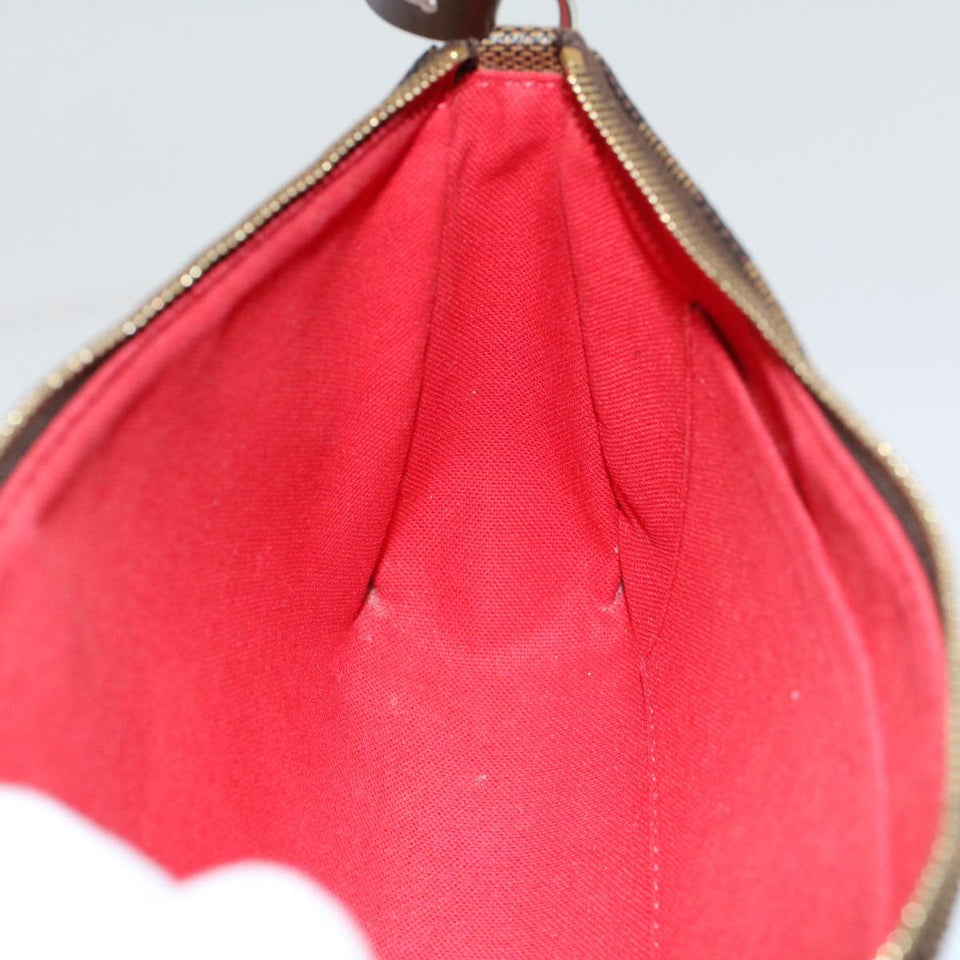 Louis Vuitton Pochette Accessoire  Canvas Clutch Bag