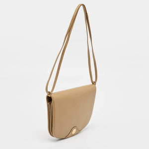 Dior Beige Honeycomb Monogram Coated Canvas And Leather Flap Crossbody Bag