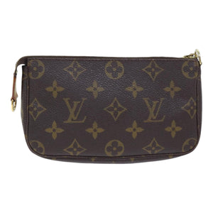 Louis Vuitton Pochette Accessoire  Canvas Clutch Bag