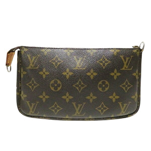 Louis Vuitton Pochette Accessoires  Canvas Clutch Bag