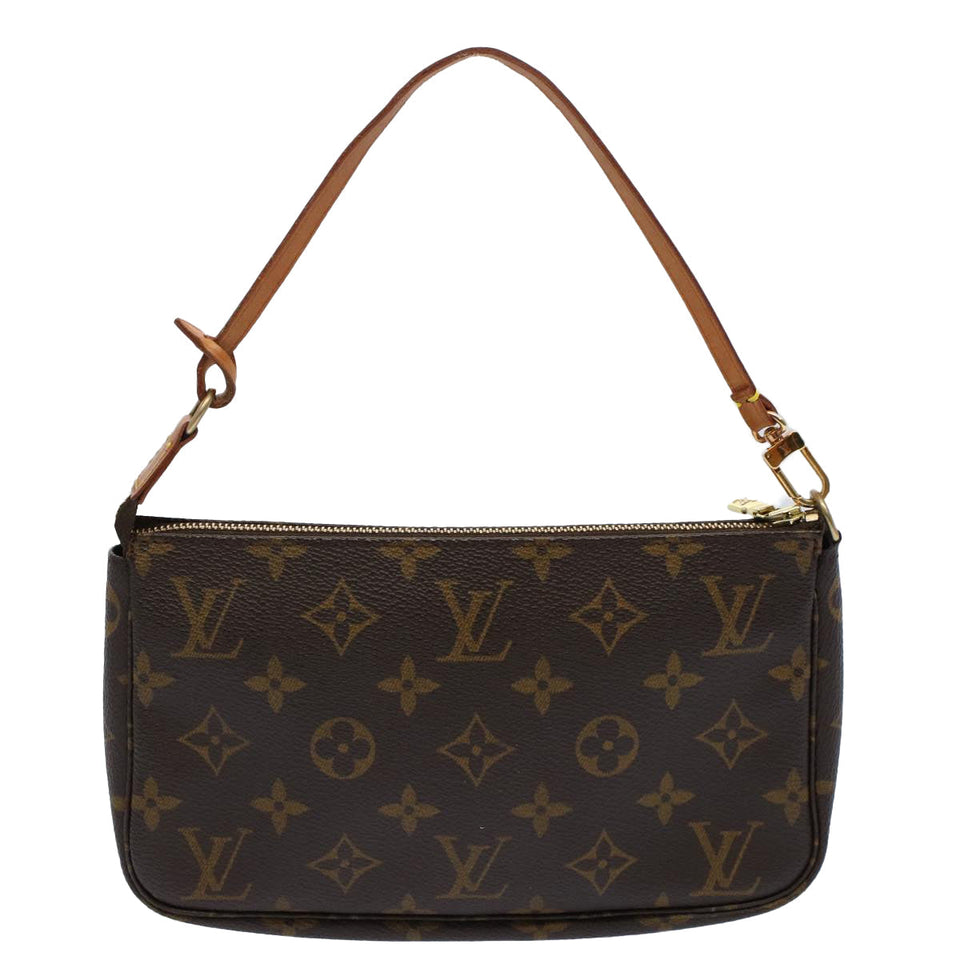 Louis Vuitton Pochette Accessoire  Canvas Clutch Bag