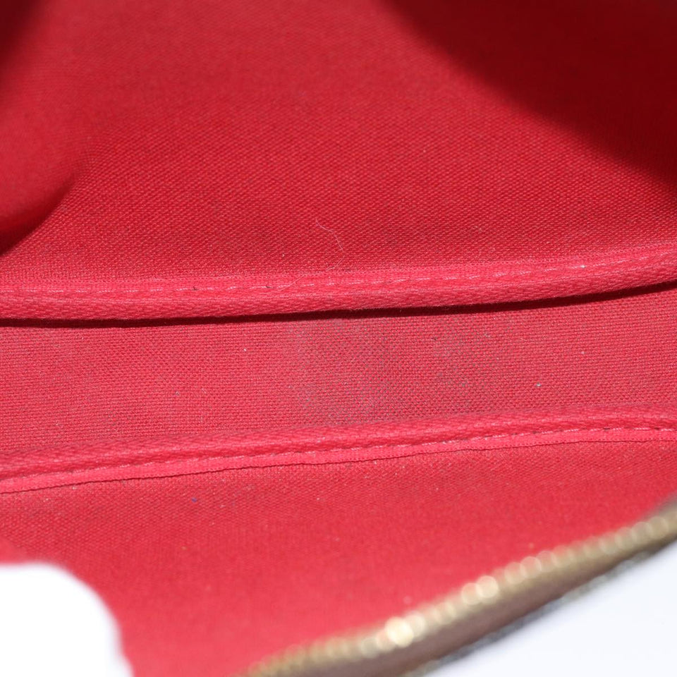 Louis Vuitton Pochette Accessoire  Canvas Clutch Bag