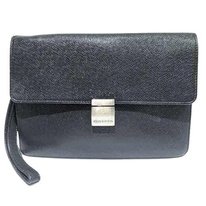 Louis Vuitton Selenga  Leather Clutch Bag