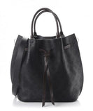 Louis Vuitton Girolata Handbag Mahina Noir