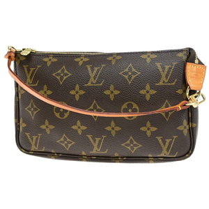 Louis Vuitton Pochette Accessoires  Canvas Clutch Bag