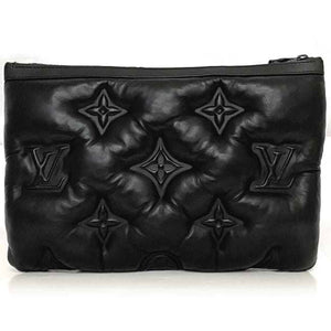 Louis Vuitton Pochette A4  Leather Clutch Bag