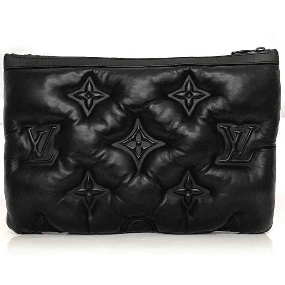 Louis Vuitton Pochette A4  Leather Clutch Bag