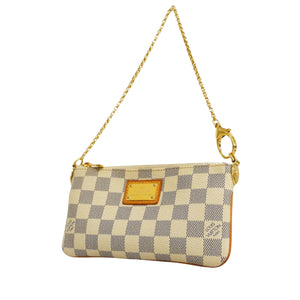 Louis Vuitton Pochette Accessoire  Canvas Clutch Bag
