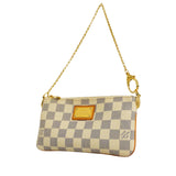 Louis Vuitton Pochette Accessoire  Canvas Clutch Bag