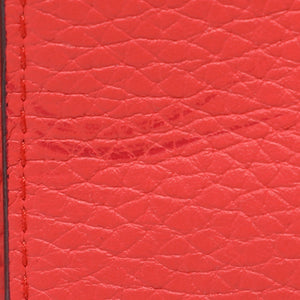 Dior Coral Leather Large Diorissimo Shopper Tote