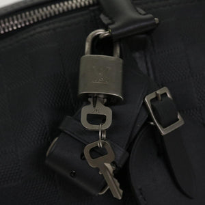 LOUIS VUITTON Damier Infini Keepall Bandouliere 45 Boston Bag N41145 LV 42163