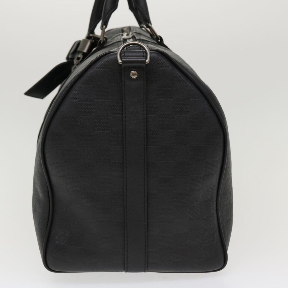 LOUIS VUITTON Damier Infini Keepall Bandouliere 45 Boston Bag N41145 LV 42163