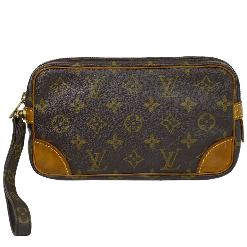 Louis Vuitton Marly  Canvas Clutch Bag