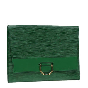 Louis Vuitton Jena  Leather Clutch Bag