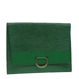 Louis Vuitton Jena  Leather Clutch Bag