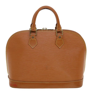 LOUIS VUITTON Epi Alma Hand Bag Brown mocha M5214D LV Auth 42542