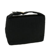 CHRISTIAN DIOR Hand Bag Nylon Black  42707