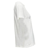Dior We Rise By Lifting Others Reversed Print Cotton Linen Tshirt