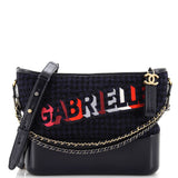 CHANEL Gabrielle Logo Hobo Tweed and Calfskin Medium