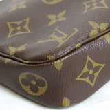 Louis Vuitton Pochette Accessoire  Canvas Clutch Bag