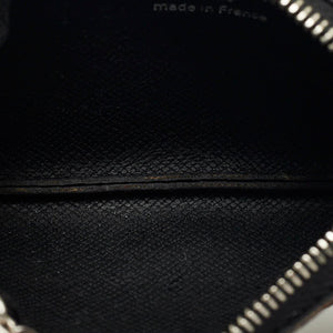 Louis Vuitton Damiere Graphite Poschet Crane Coin Case N60155 Black PVC Leather Men Louis Vuitton