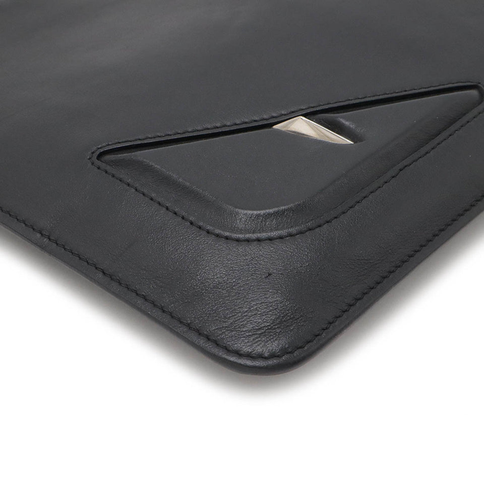Fendi  Leather Clutch Bag (Pre-Owned)