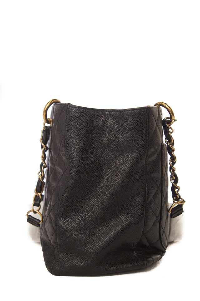 Chanel 2005/2006 Black Caviar GST Tote W/ Gold HW